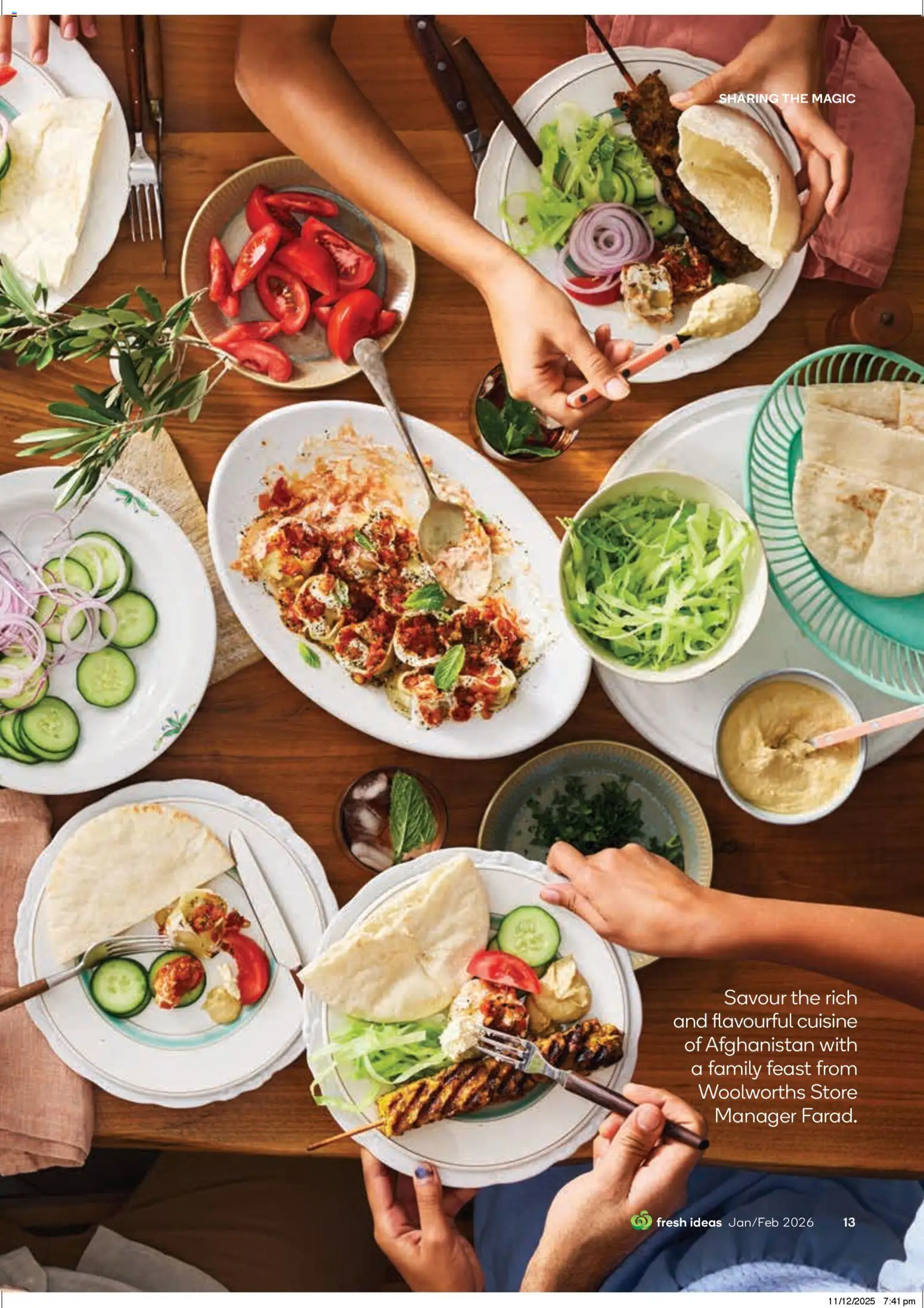 Woolworths Fresh Ideas Magazine - page 13- valid from 14/01/2026