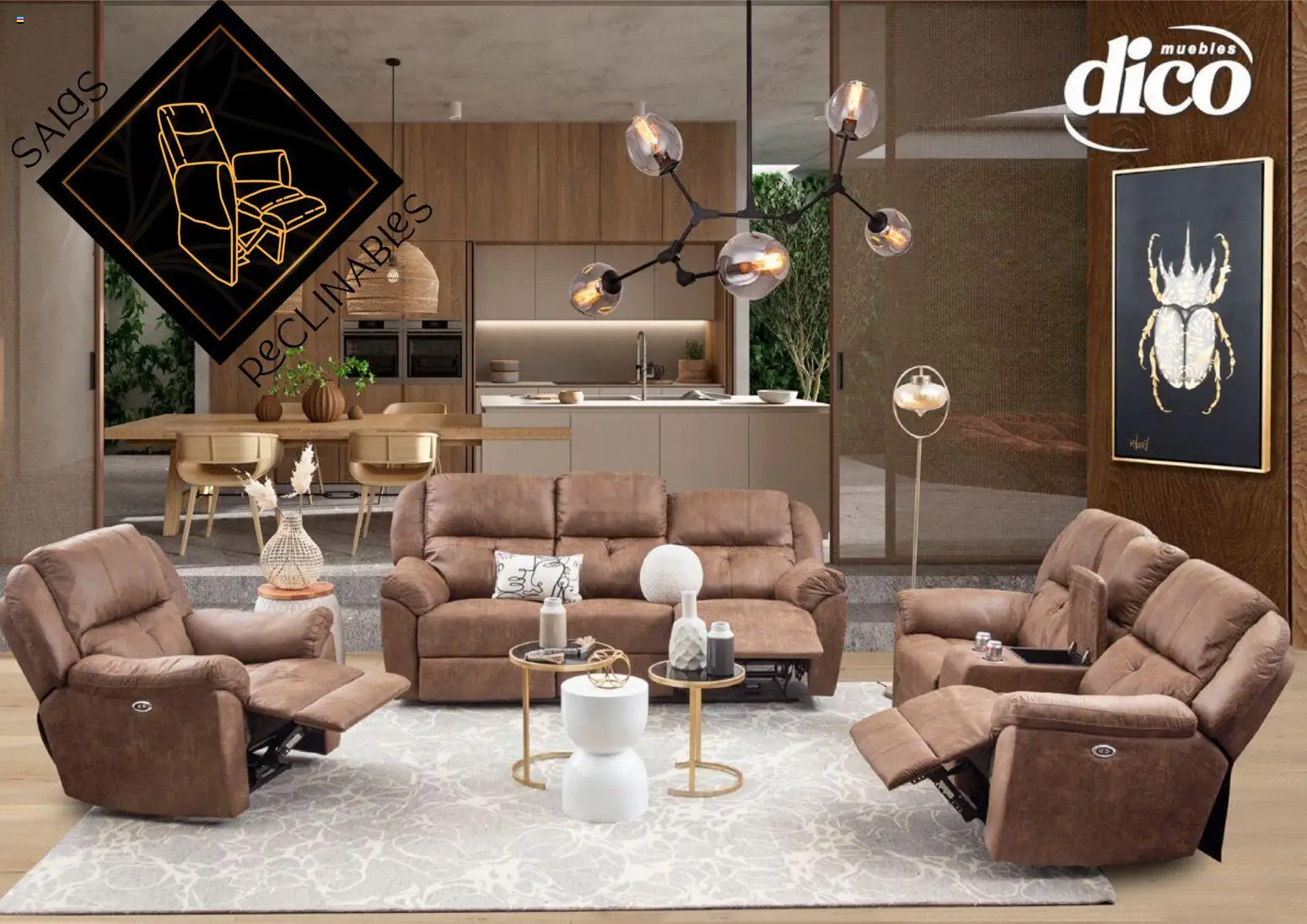Muebles Dico catálogo Salas reclinables - página 1- válido desde 01/01/2026