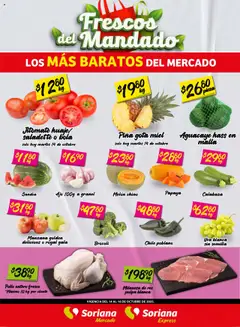 Soriana - Frescos del Mandado Mercado: Tamaulipas válido desde 14/10/2025