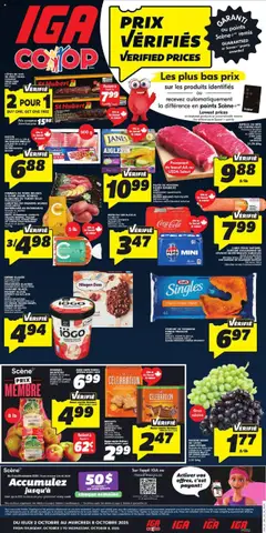 Preview IGA weekly flyer / circulaire valid from Oct 2, 2025