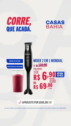 Pré-visualização Casas Bahia ofertas válida a partir de 26/02/2026