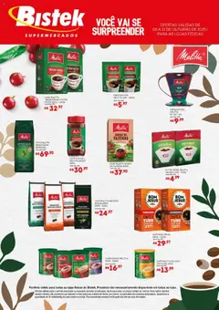 Pré-visualização Bistek Supermercados - Ofertas Melitta e Reckitt válida a partir de 08/10/2025