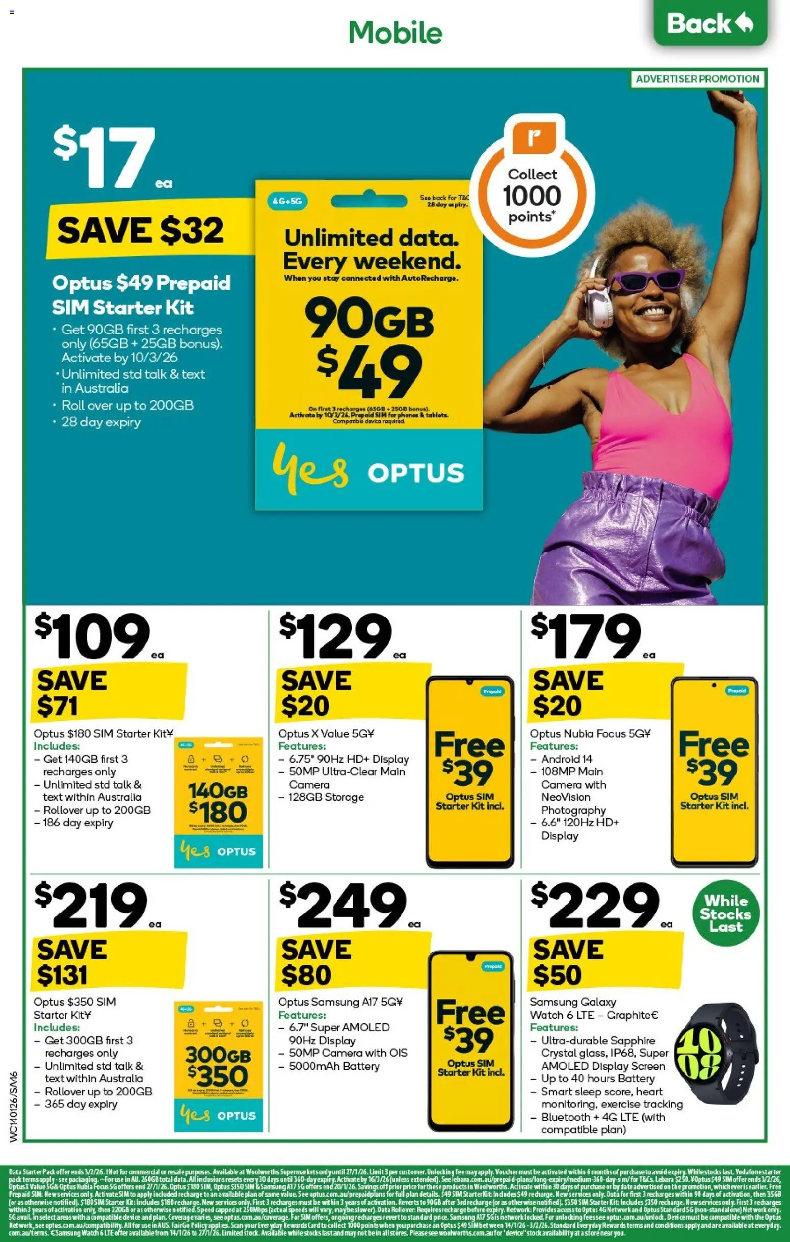Weekly catalogue Woolworths MIL 14/01 - page 46- valid from 14/01/2026