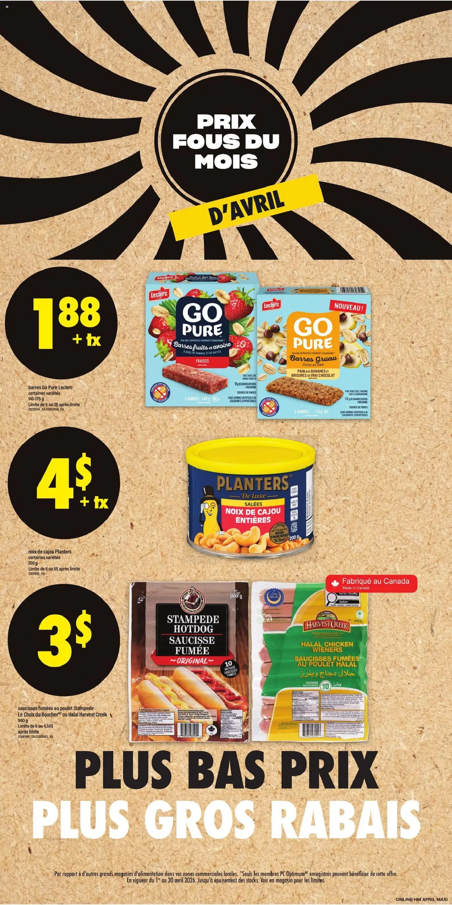 Maxi weekly flyer / circulaire - page 3- valid from Apr 16, 2026