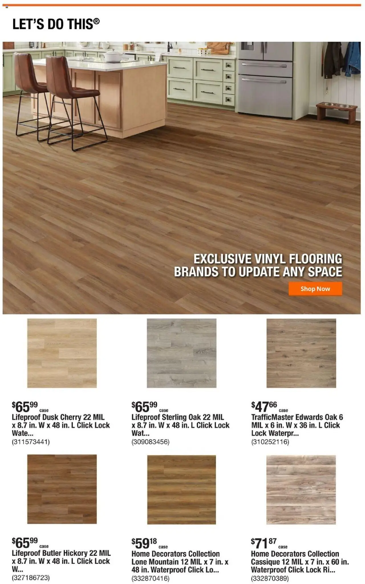 Home Depot Ad - page 3- valid from 07/10/2025