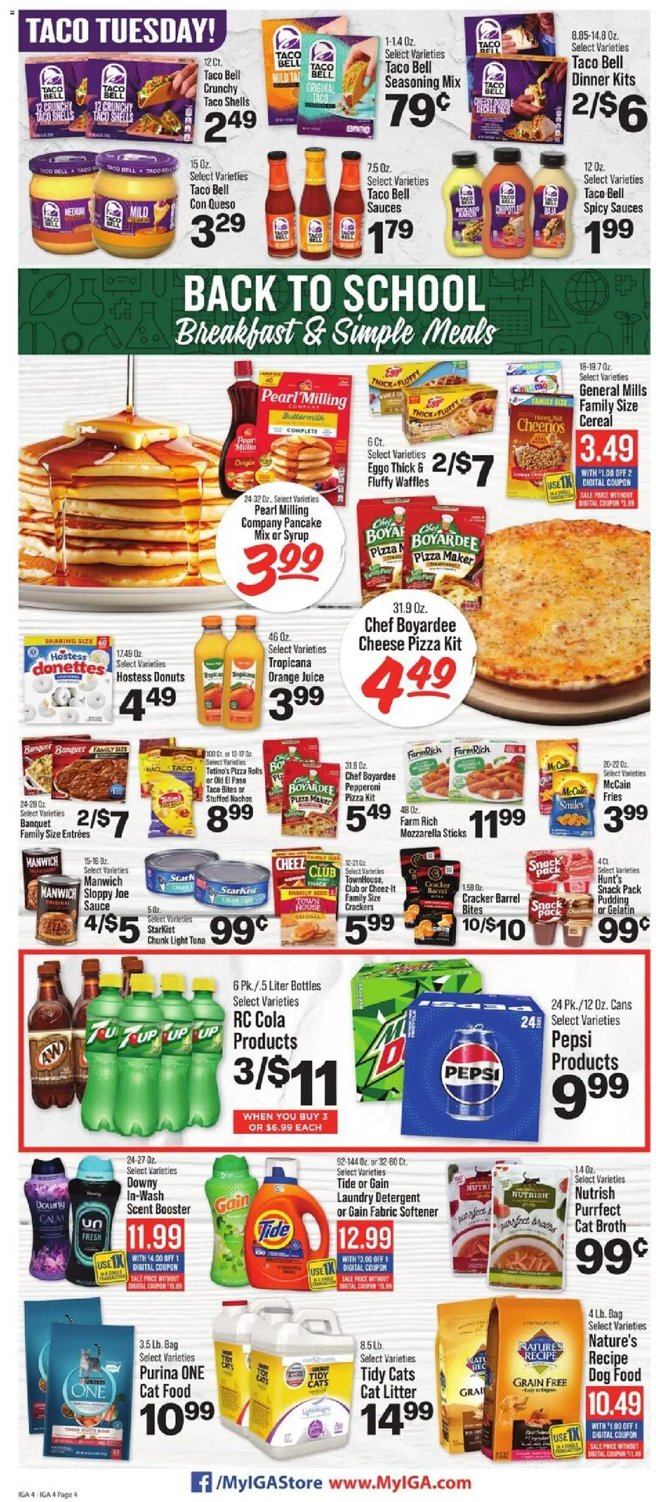IGA Weekly Ad - page 5- valid from 07/16/2025