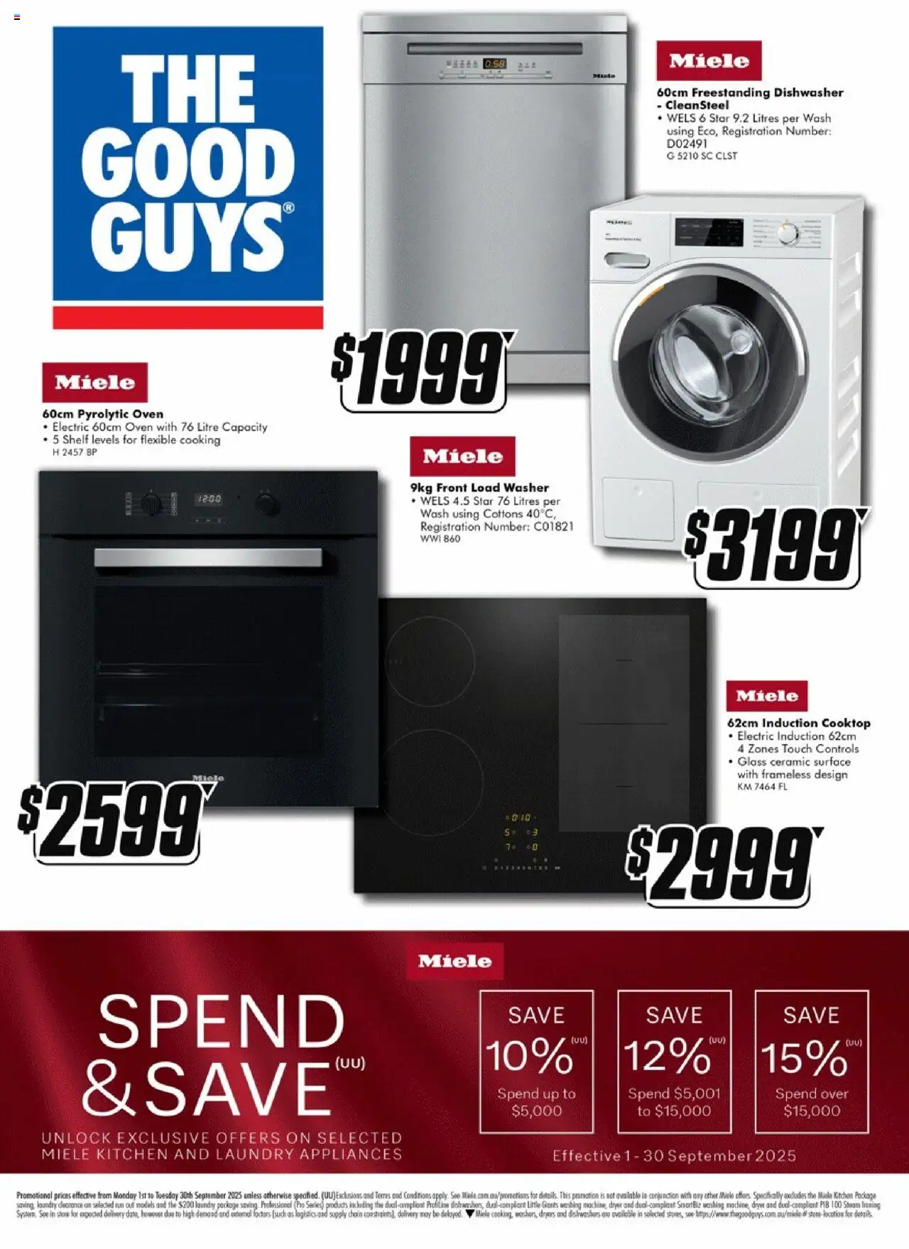 The Good Guys Miele Catalogue - page 1- valid from 31/08/2025