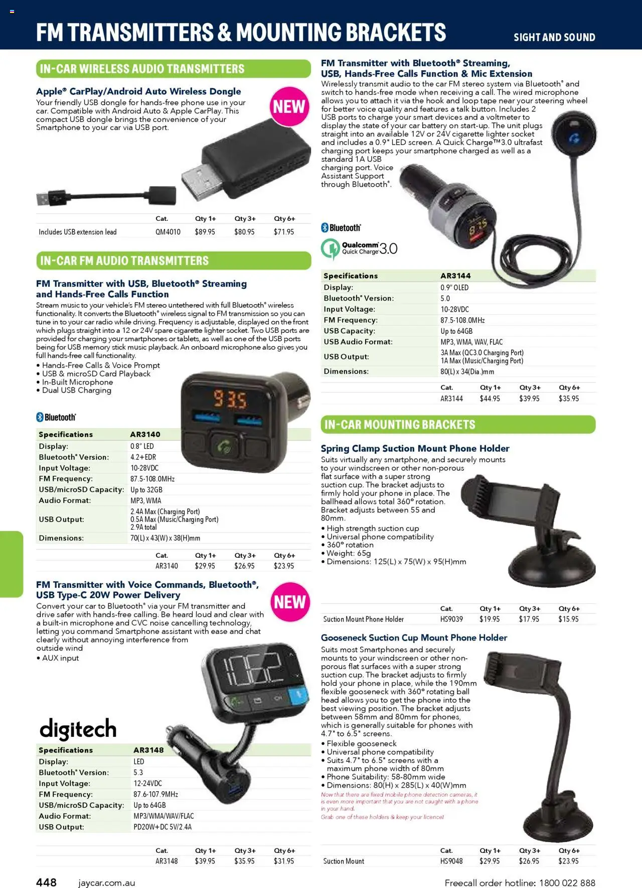 Jaycar Engineering & Scientific Catalogue 2025/2026  - page 448- valid from 09/07/2025