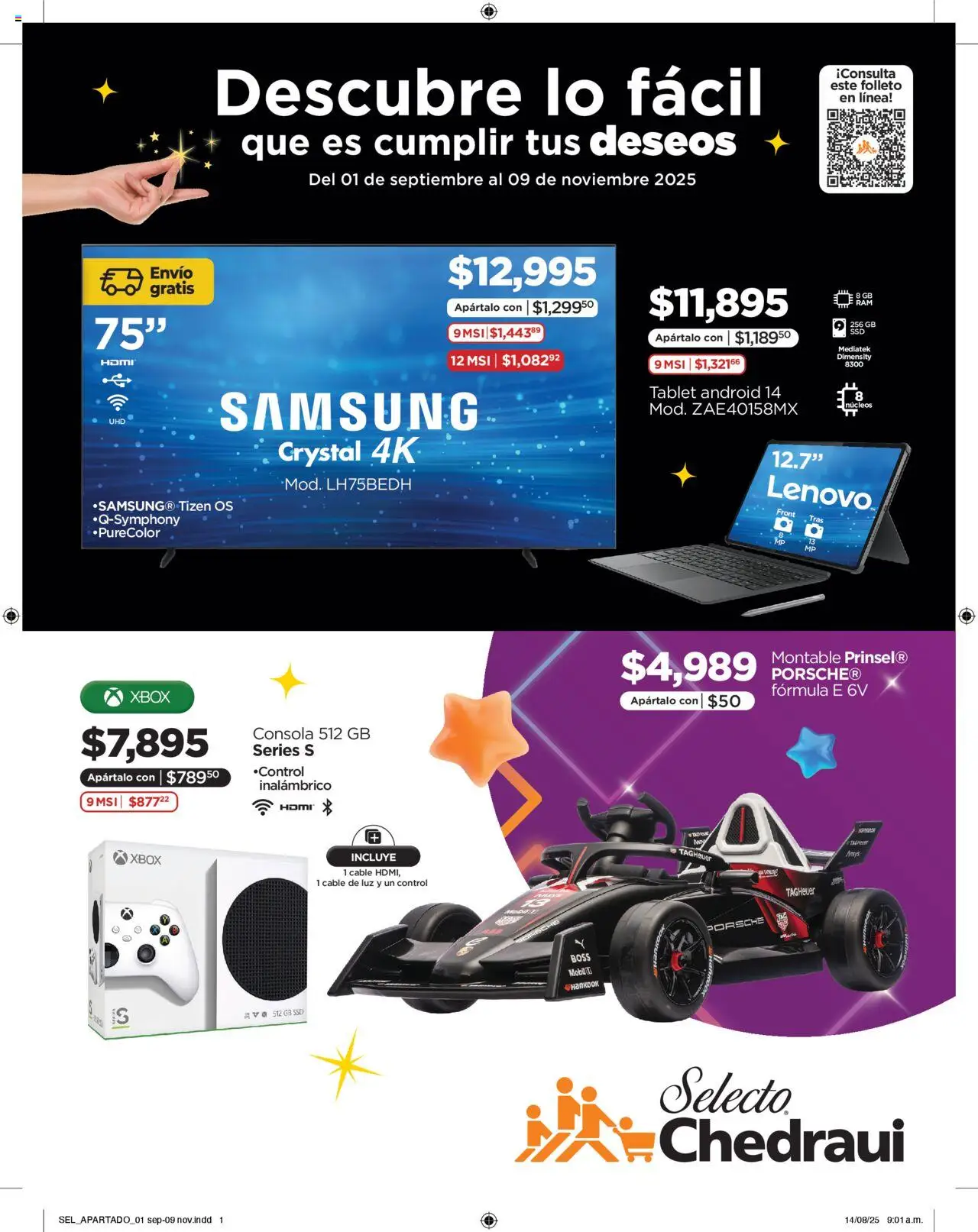 Chedraui - Promociones Selecto Chedraui - página 1- válido desde 01/09/2025