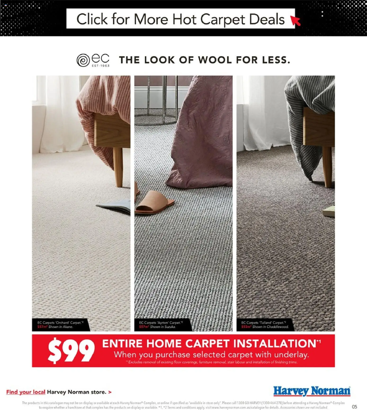 Harvey Norman Carpet & Flooring Black Friday Sale - page 5- valid from 13/11/2025
