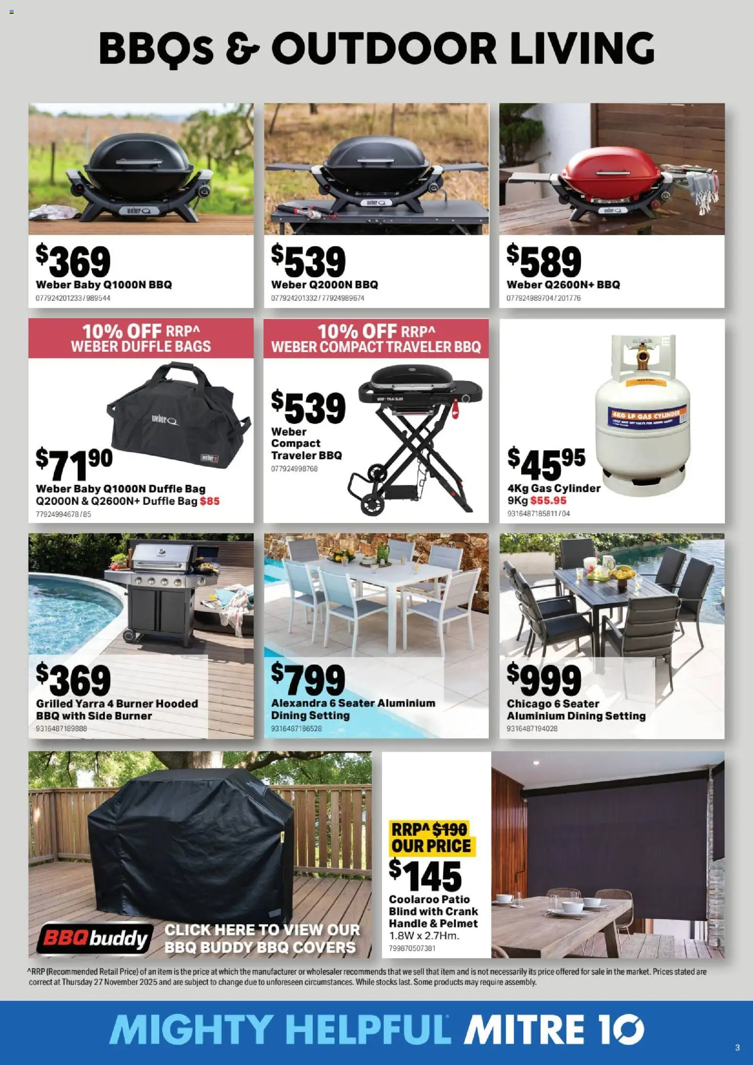 Mitre 10  Catalogue  - page 3- valid from 07/01/2026