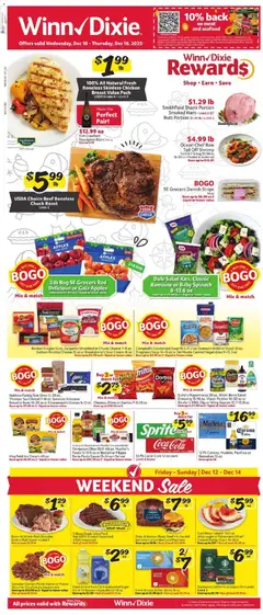 Preview Winn Dixie Weekly Circular - FL valid from 12/10/2025