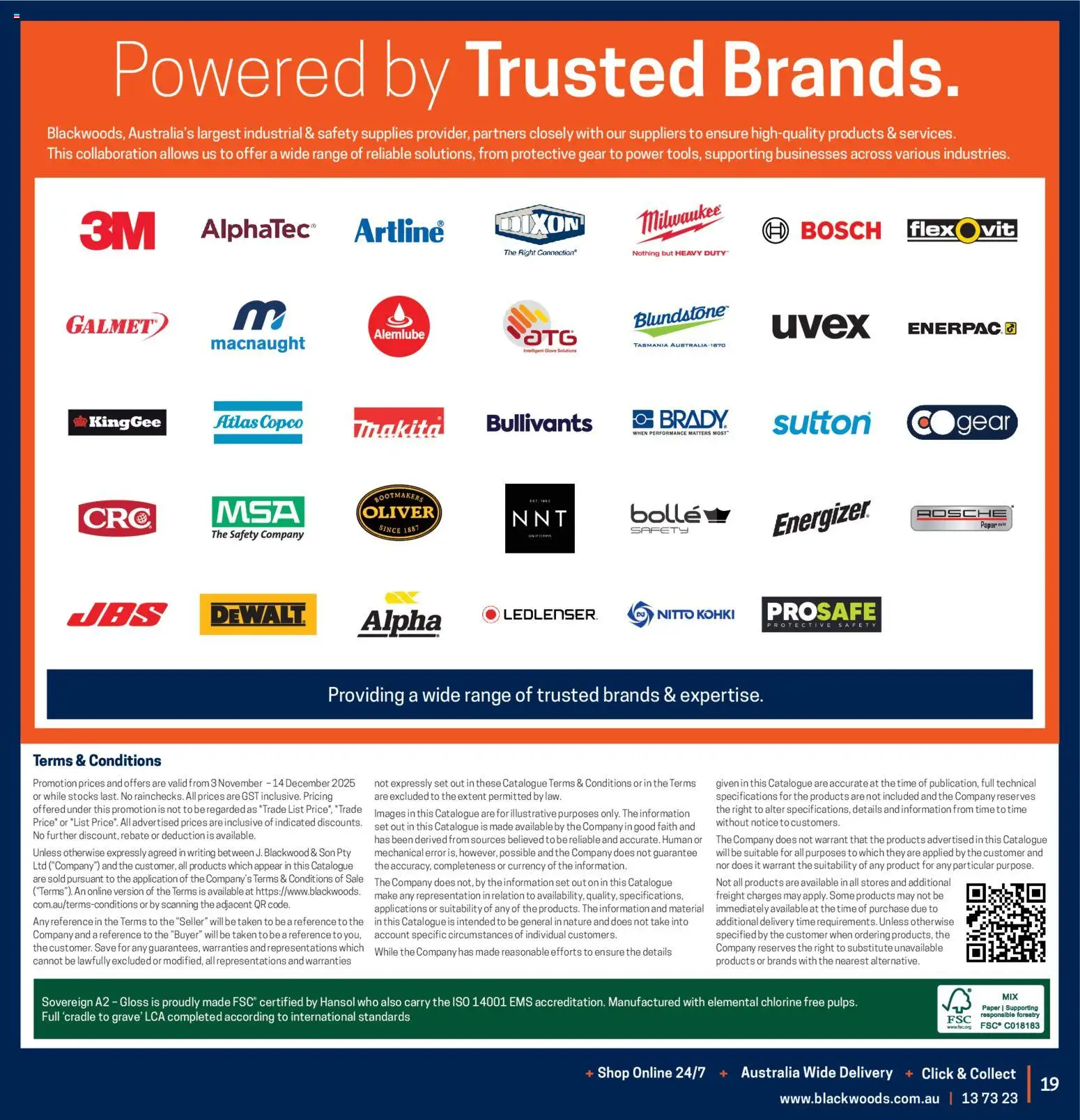 Black Woods Catalogue  - page 19- valid from 03/11/2025