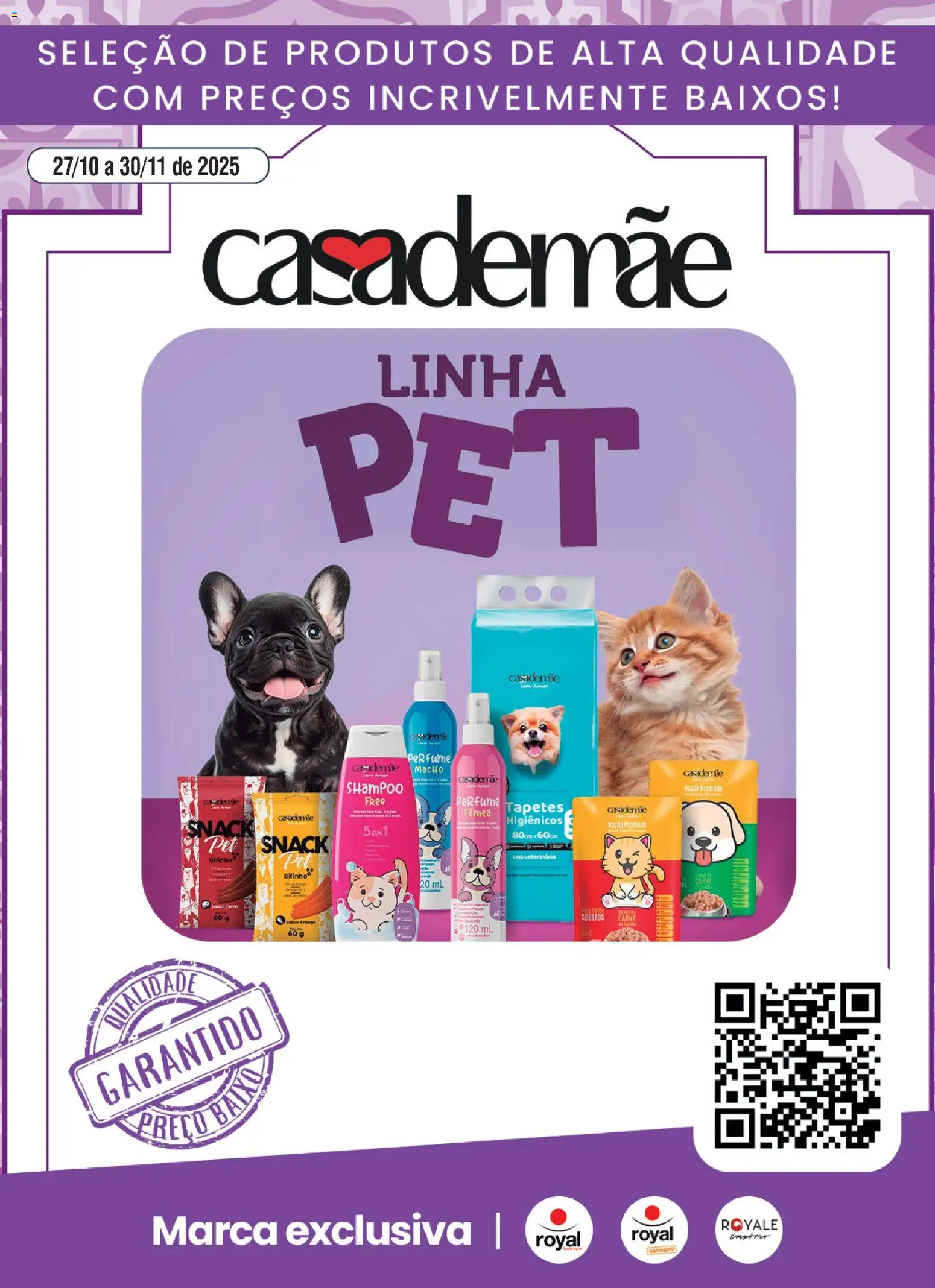 Royal Supermercados - Ofertas Casa de Mãe - página 1- válido a partir de 27/10/2025
