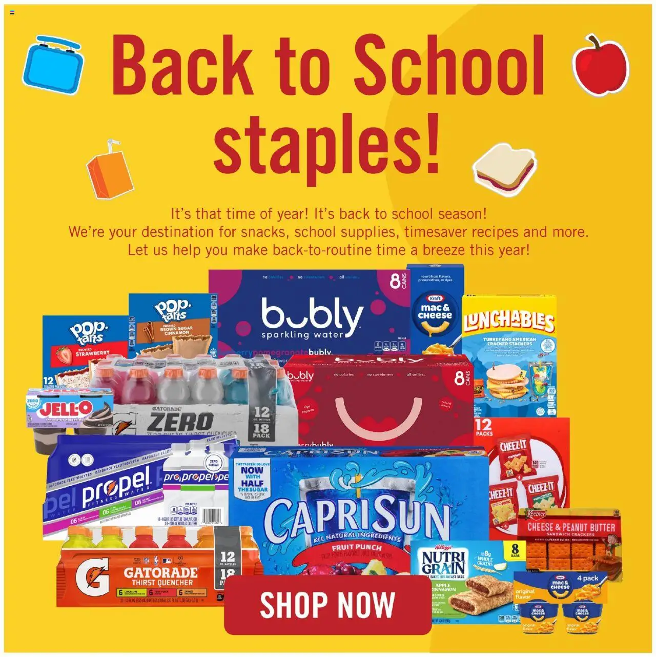Price Chopper Back to School - page 1- valid from 08/24/2025