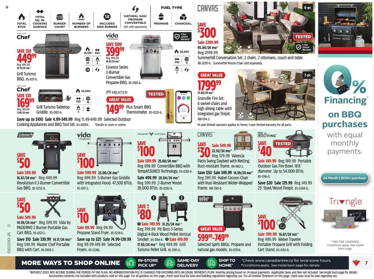 Canadian Tire weekly flyer / circulaire - page 9- valid from Jul 18, 2025