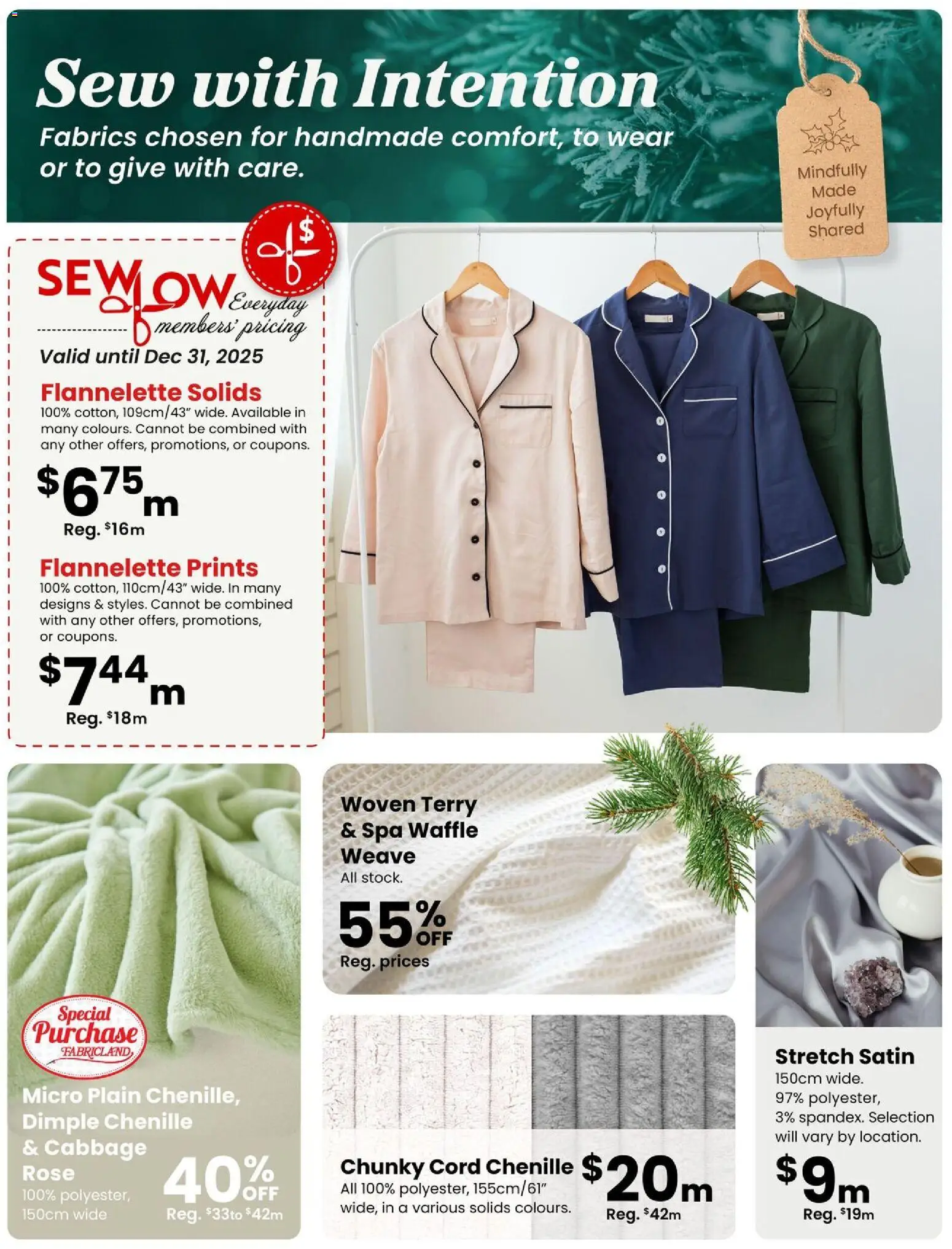 Fabricland flyer / circulaire - page 4- valid from Nov 1, 2025