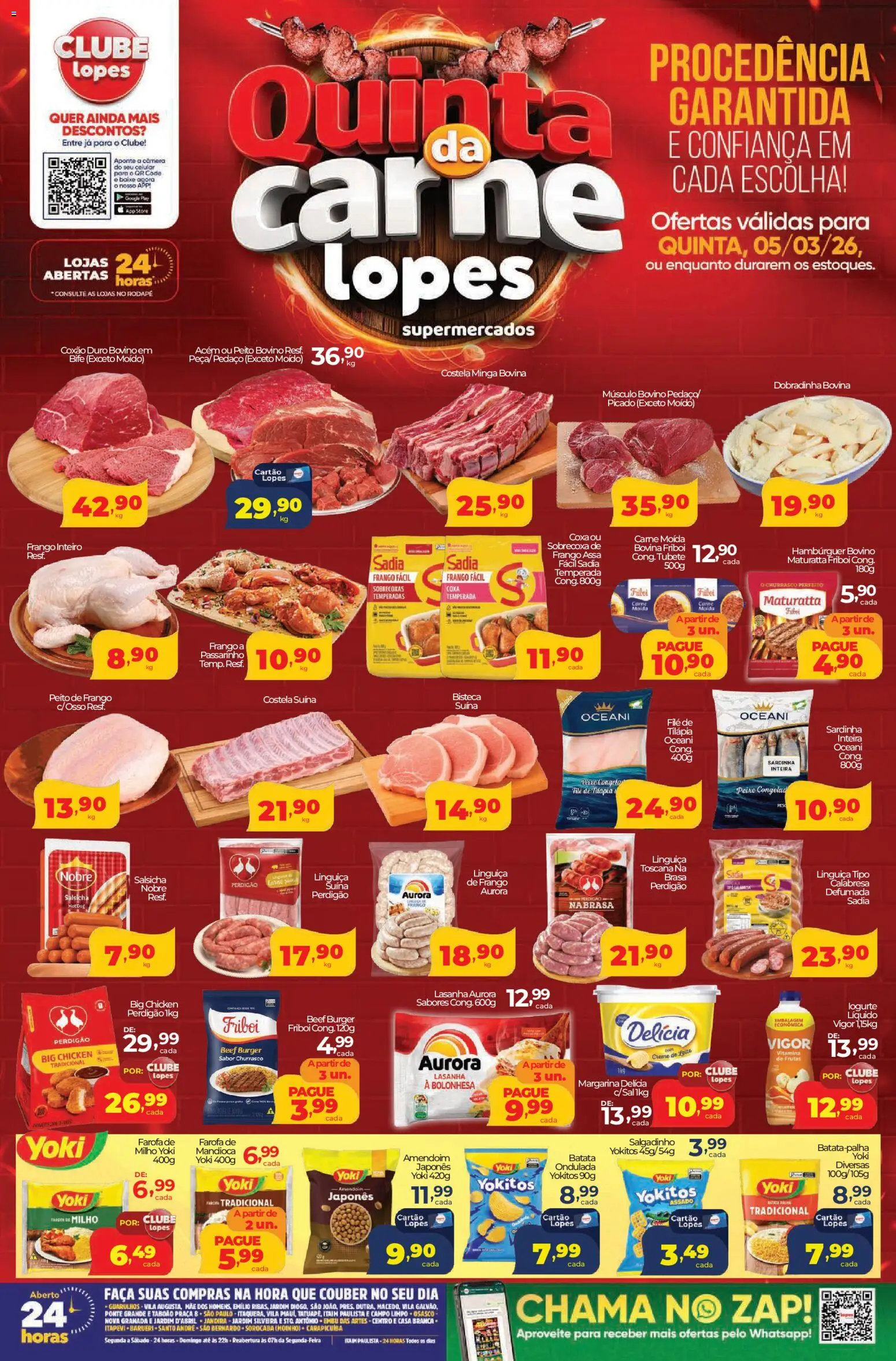 Lopes Supermercados - Ofertas da semana - página 1- válido a partir de 05/03/2026
