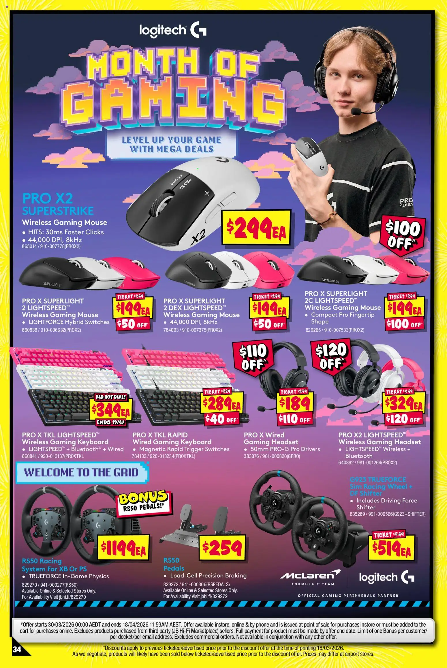 JB Hi-Fi catalogue  - page 34- valid from 30/03/2026