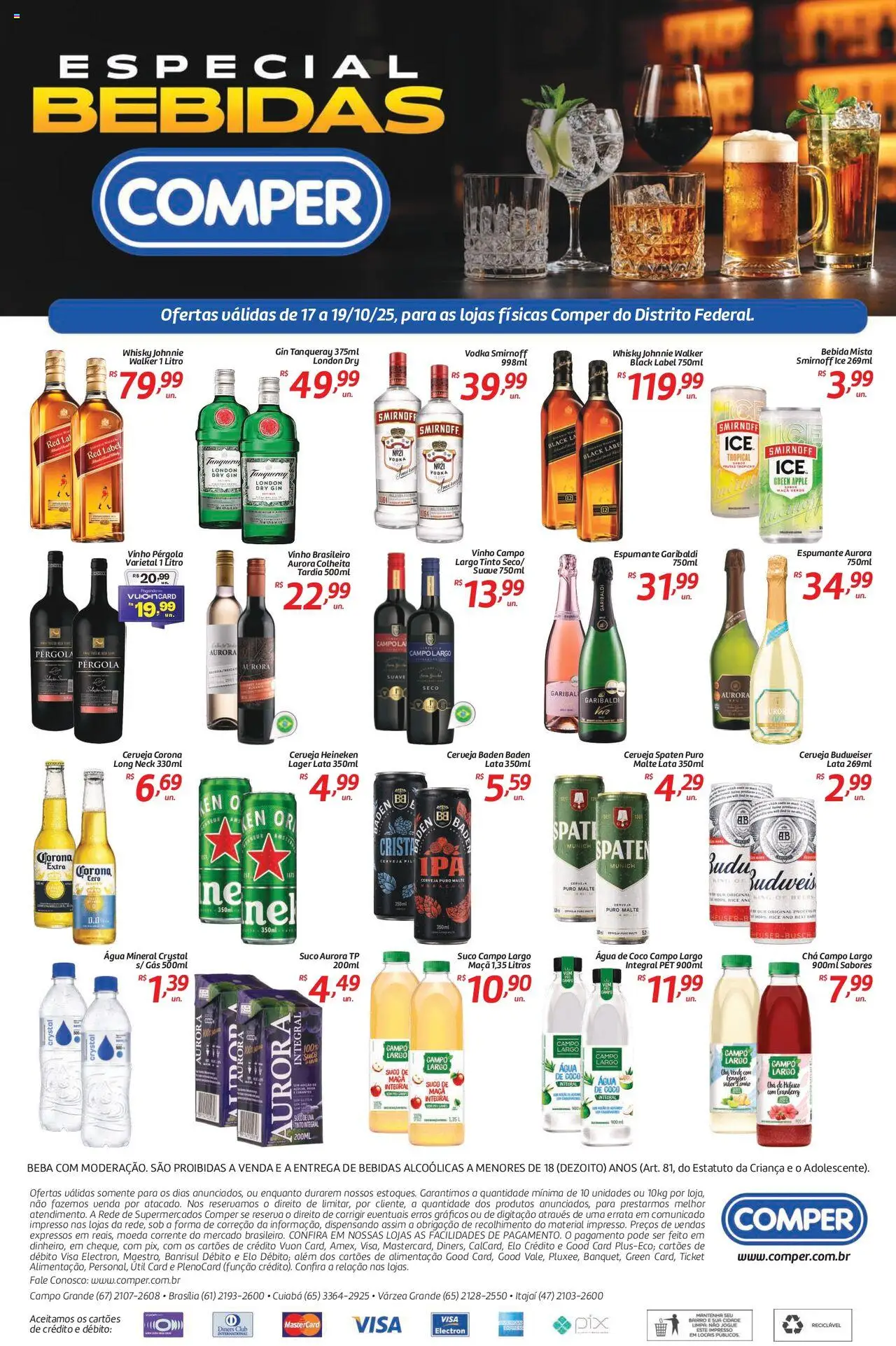 Comper - Ofertas Especial Bebidas - página 1- válido a partir de 17/10/2025
