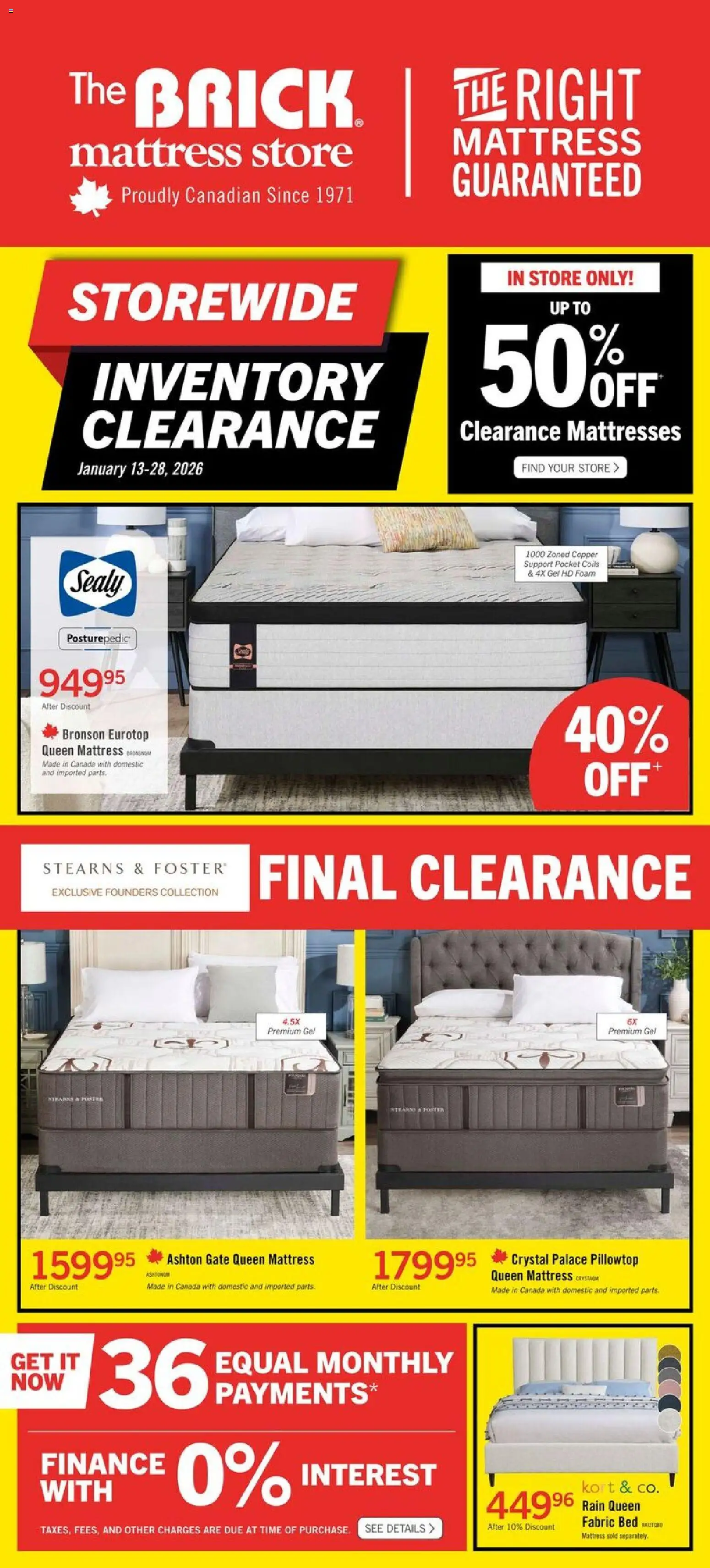 The Brick - Brick Mattress Store - page 2- valid from Jan 13, 2026