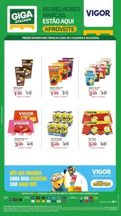 Pré-visualização GIGA Atacado - Ofertas Vigor válida a partir de 17/10/2025
