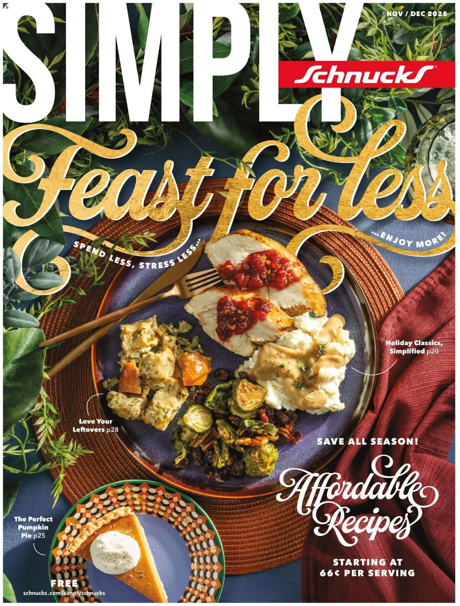 Schnucks Monthly Ad - page 1- valid from 11/01/2025
