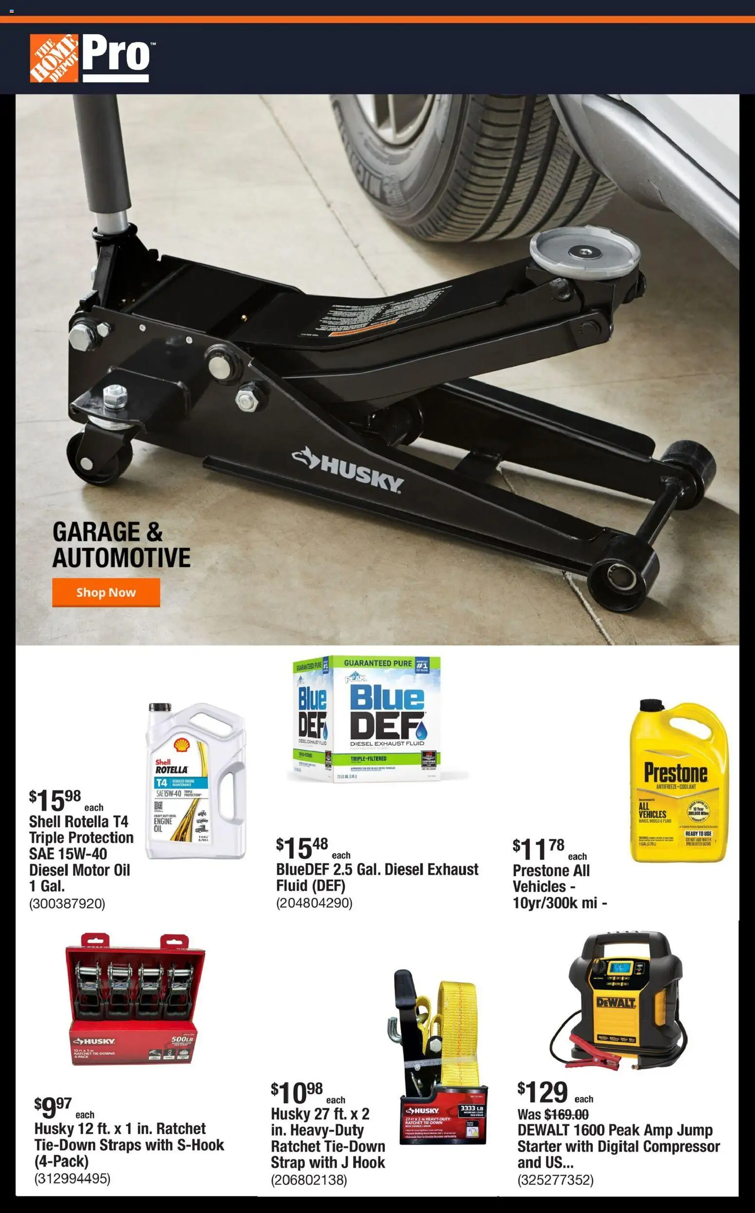 Home Depot Shop Pro Ad - FL - page 1- valid from 01/05/2026