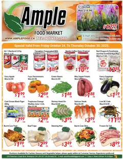 Preview Ample Food Market weekly flyer / circulaire valid from Oct 24, 2025
