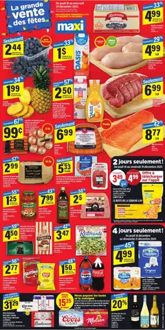 Preview Maxi weekly flyer / circulaire valid from Dec 18, 2025