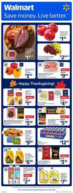 Preview Walmart weekly flyer valid from Oct 9, 2025