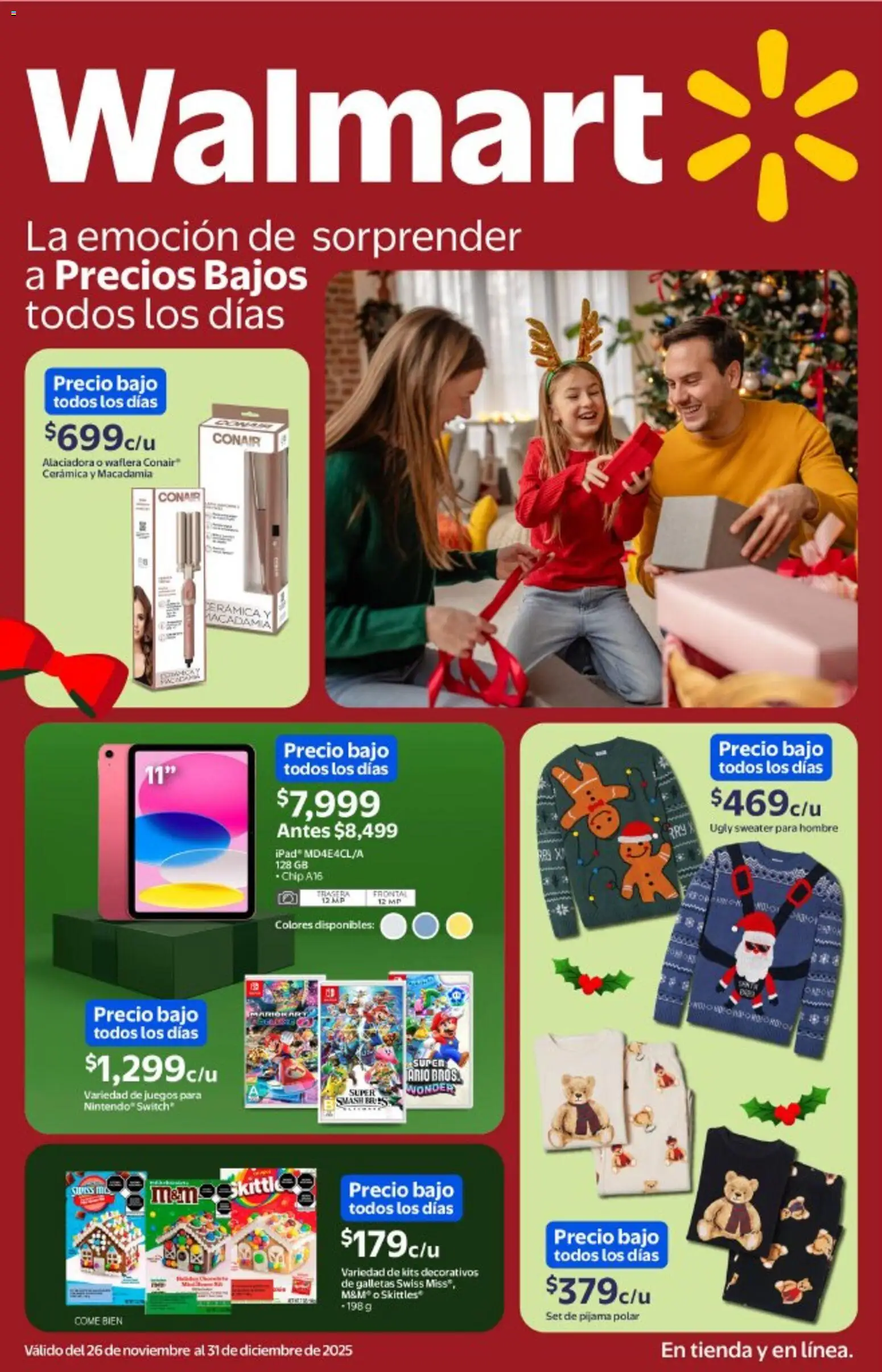 Walmart folleto - página 1- válido desde 26/11/2025