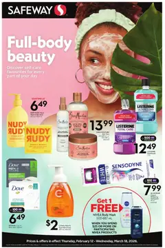 Preview Safeway - Health & Beauty Flyer valid from Feb 12, 2026