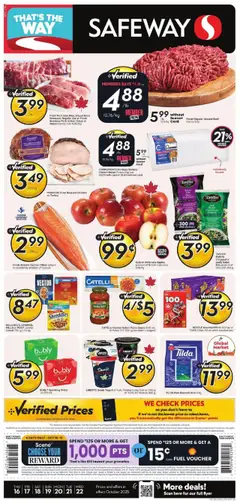 Preview Safeway weekly flyer / circulaire valid from Oct 16, 2025