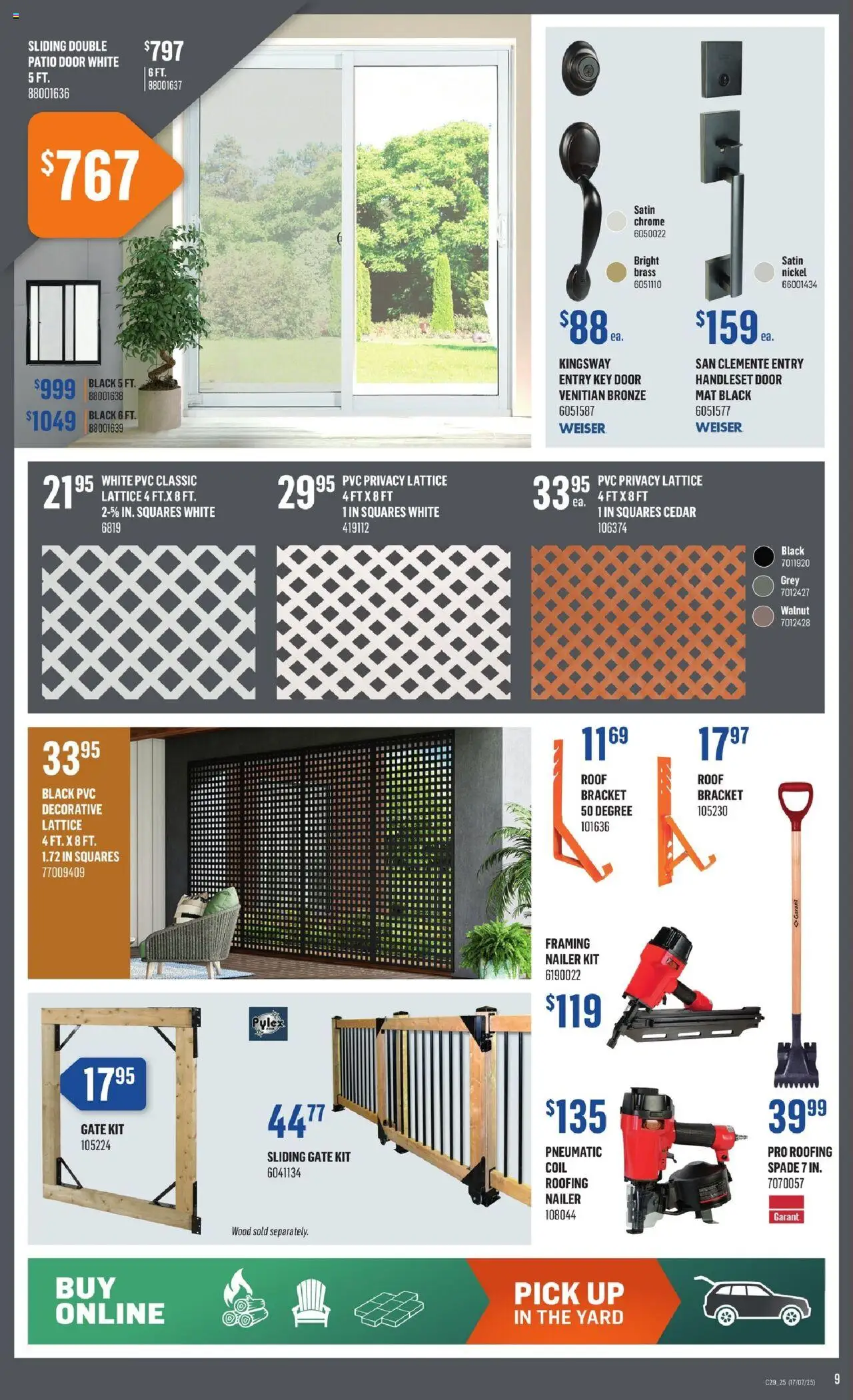 Canac weekly flyer - page 9- valid from Jul 17, 2025