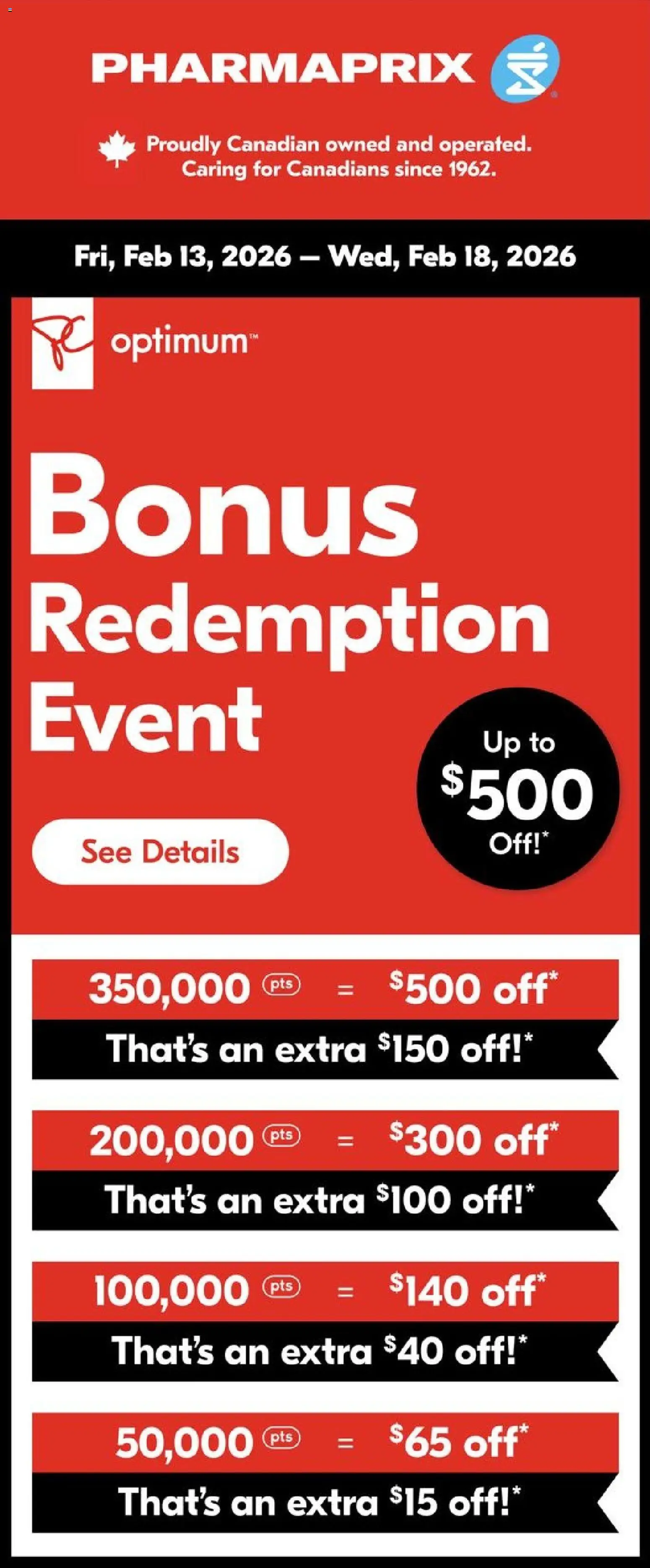 Pharmaprix - Event - page 1- valid from Feb 11, 2026