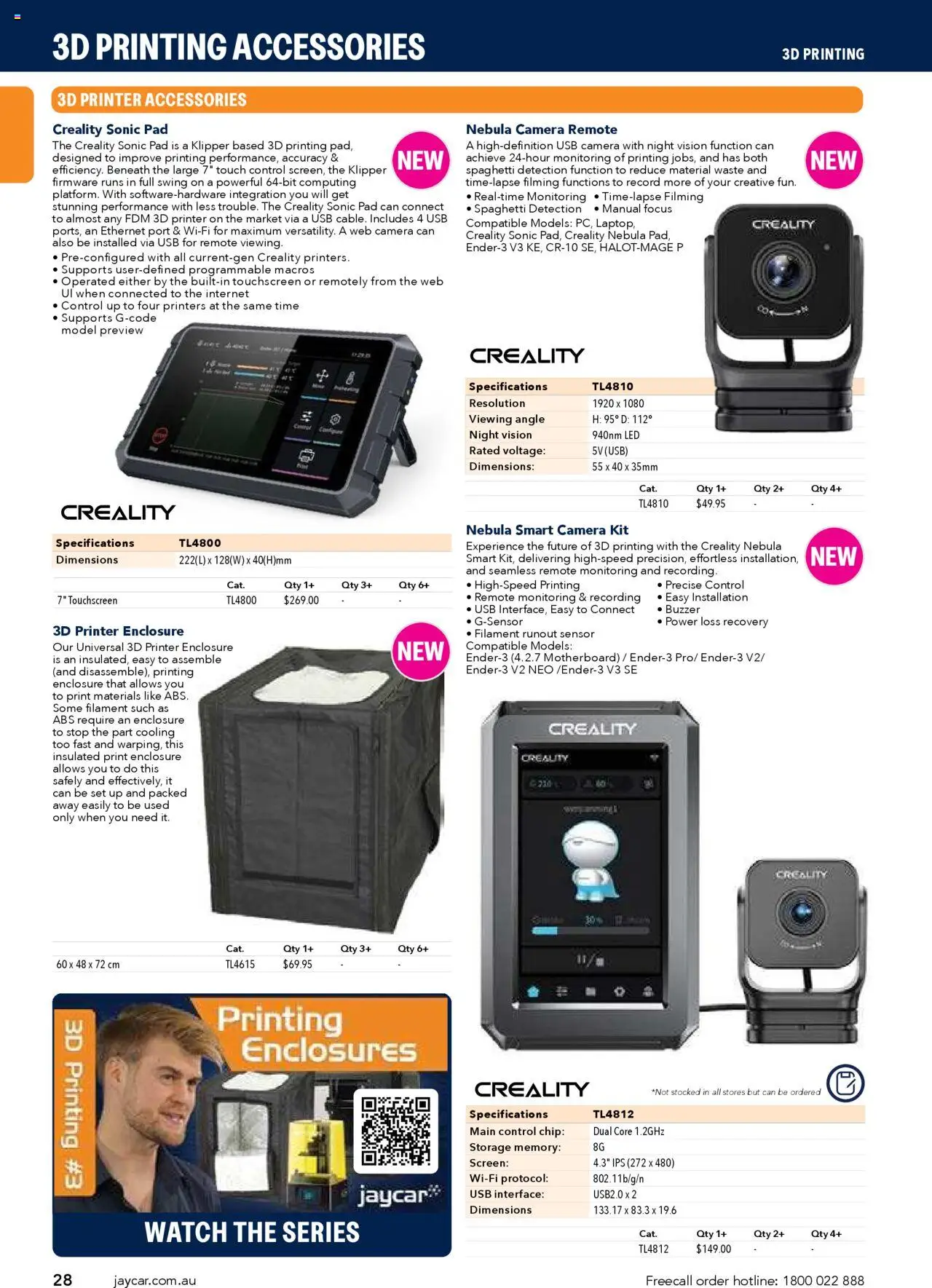 Jaycar Engineering & Scientific Catalogue 2025/2026  - page 28- valid from 09/07/2025