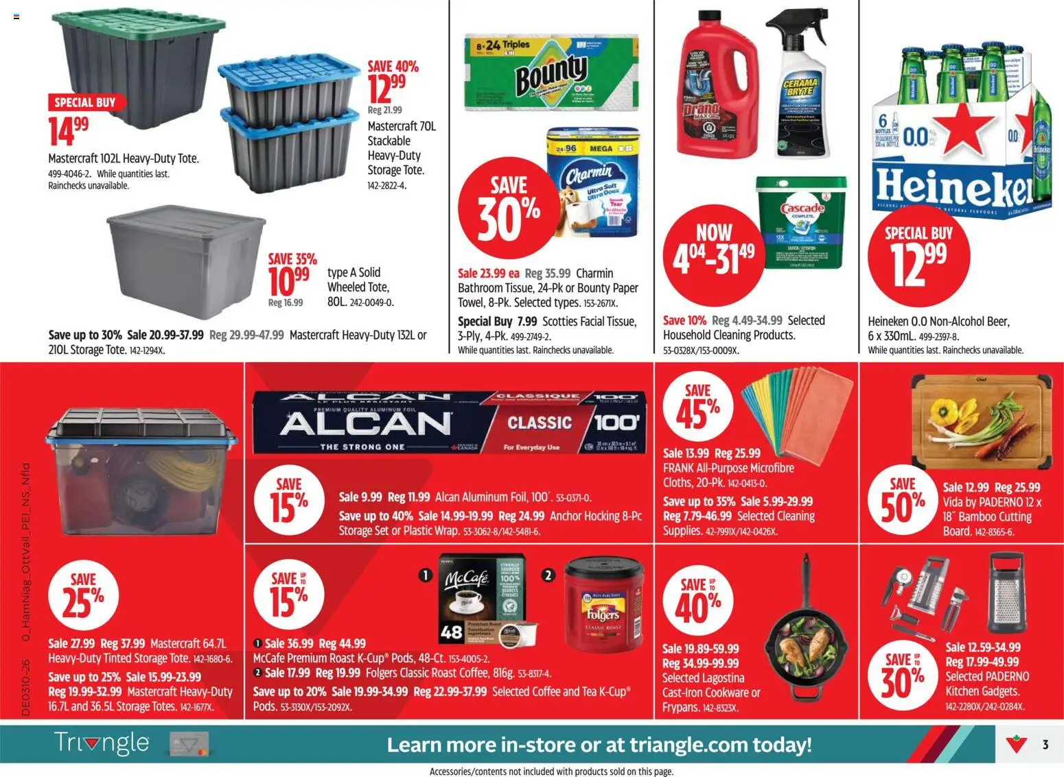Canadian Tire weekly flyer - page 3- valid from Mar 5, 2026