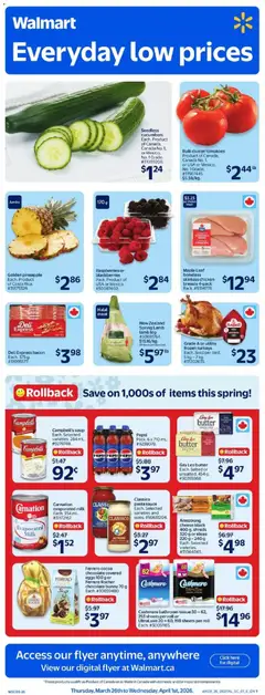 Preview Walmart weekly flyer valid from Mar 26, 2026