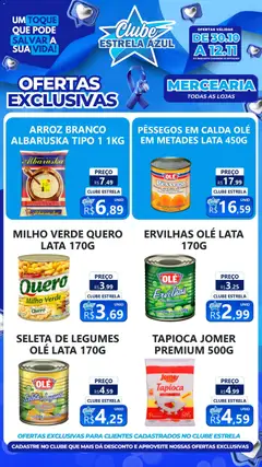 Pré-visualização Estrela Azul - Ofertas Clube Mercearia válida a partir de 30/10/2025