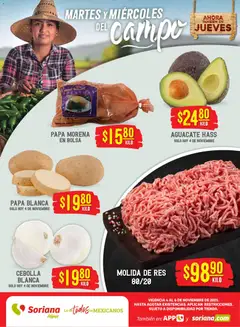 Soriana - Martes y Miércoles del Campo Híper: Tamaulipas (excepto Cd. Victoria y Tampico) válido desde 04/11/2025