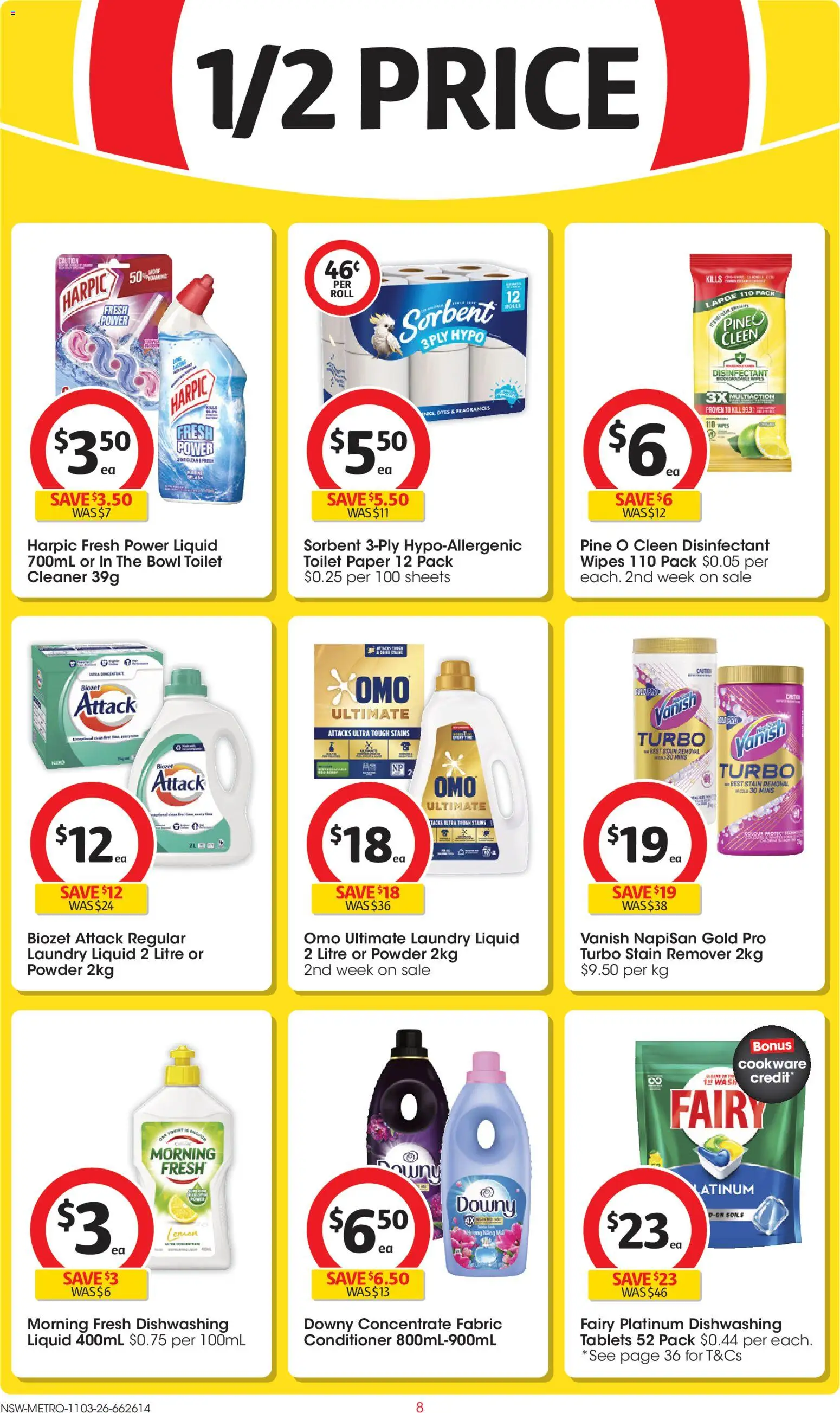 Coles catalogue  - page 8- valid from 11/03/2026