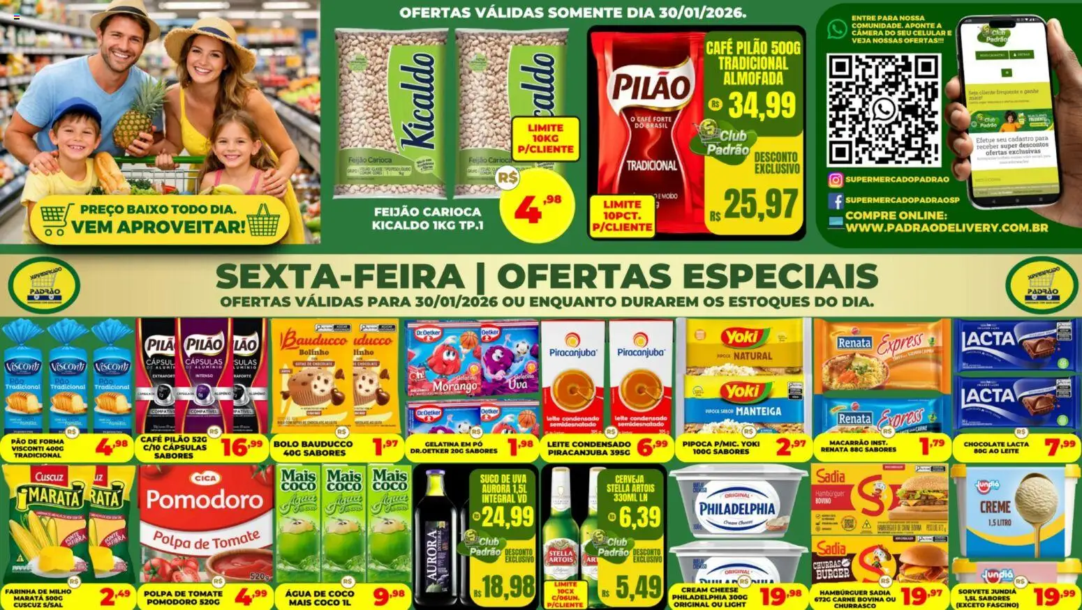 Supermercado Padrão - Ofertas Especiais - página 1- válido a partir de 30/01/2026
