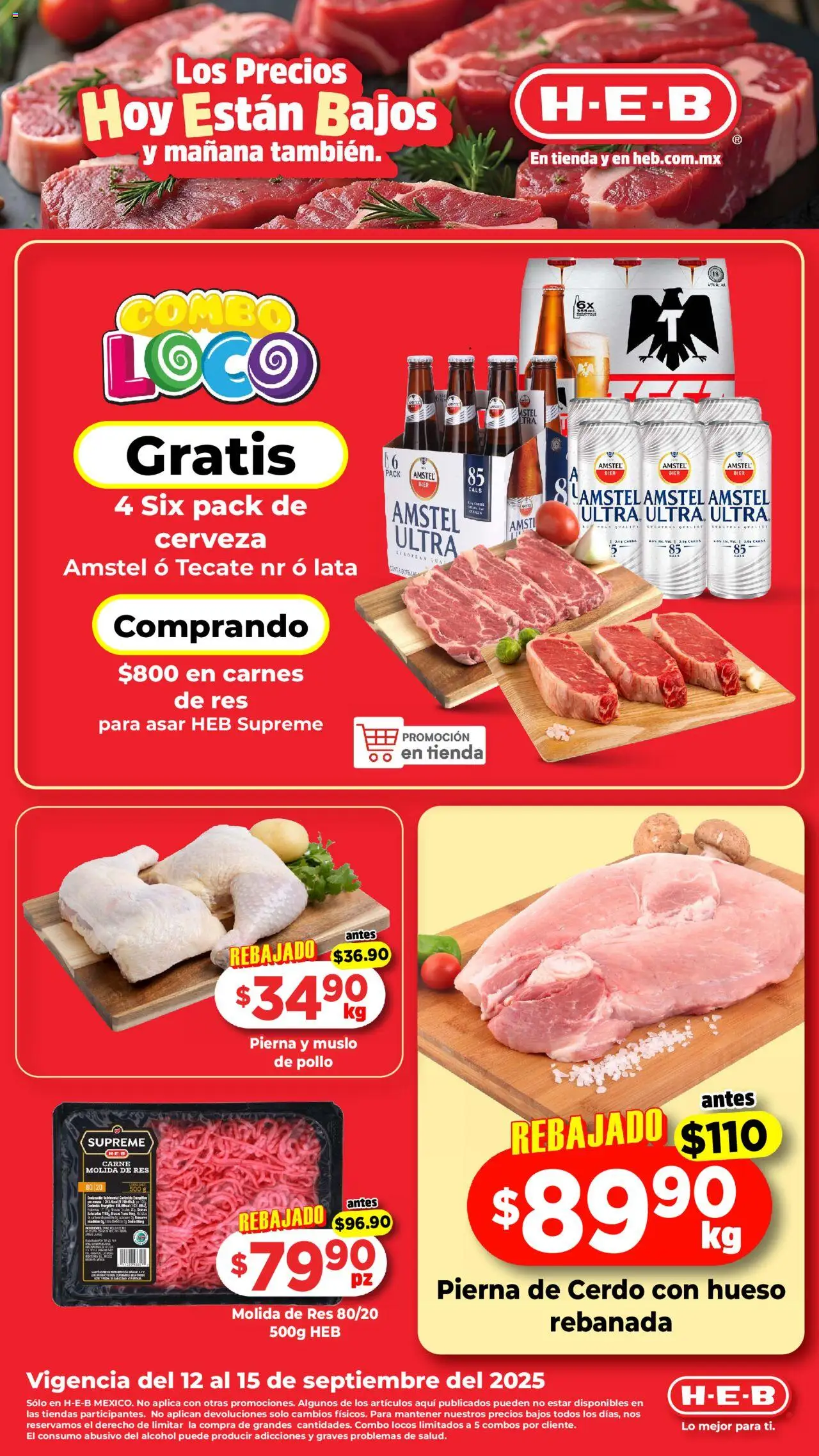 H-E-B - Folleto - página 1- válido desde 12/09/2025
