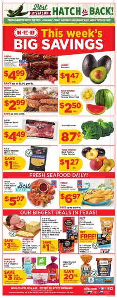 Preview H-E-B Weekly Ad valid from 07/30/2025