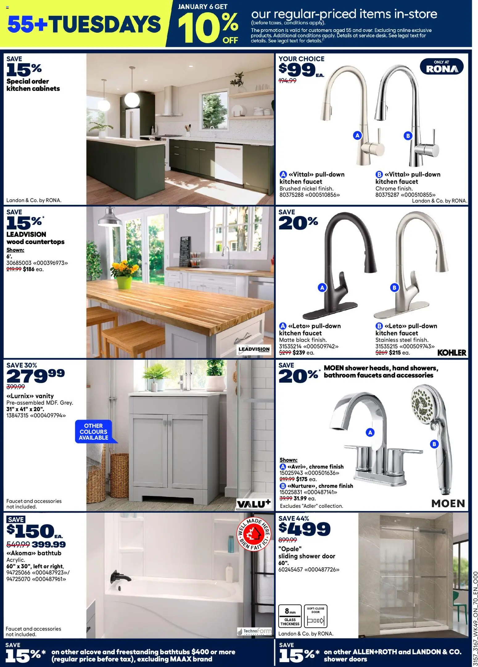 Rona weekly flyer - page 3- valid from Jan 1, 2026