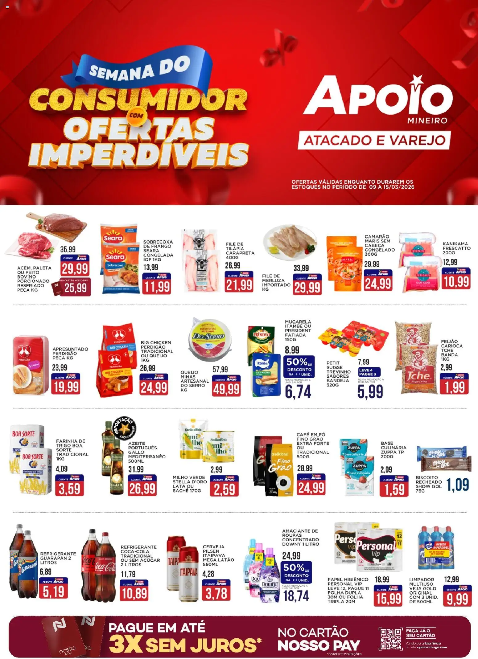 Apoio Mineiro - Ofertas da semana - página 1- válido a partir de 09/03/2026
