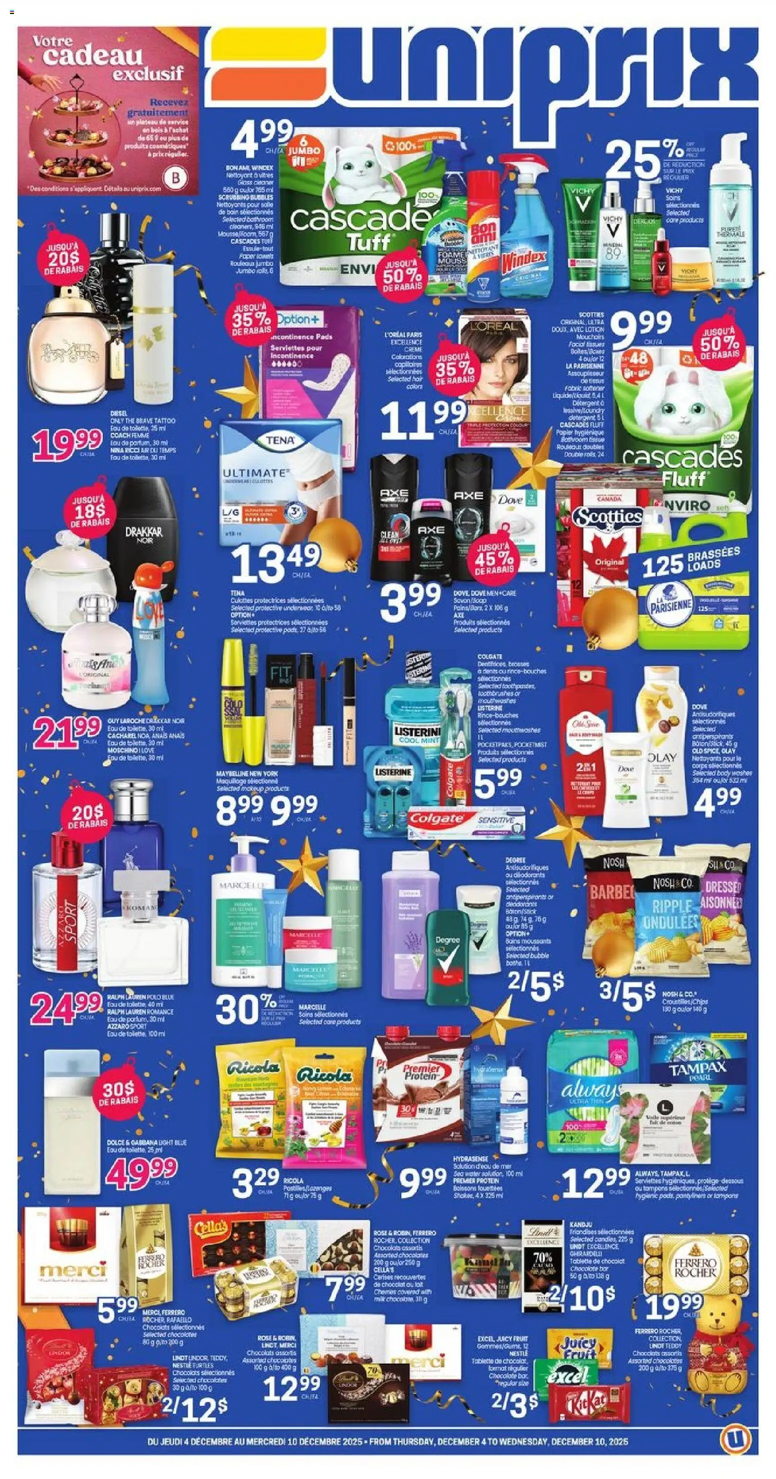 Uniprix weekly flyer / circulaire - page 1- valid from Dec 4, 2025