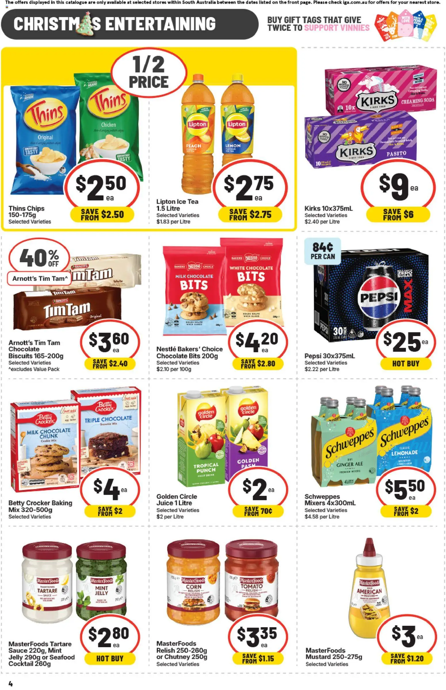 IGA Catalogue SA - page 4- valid from 12/11/2025