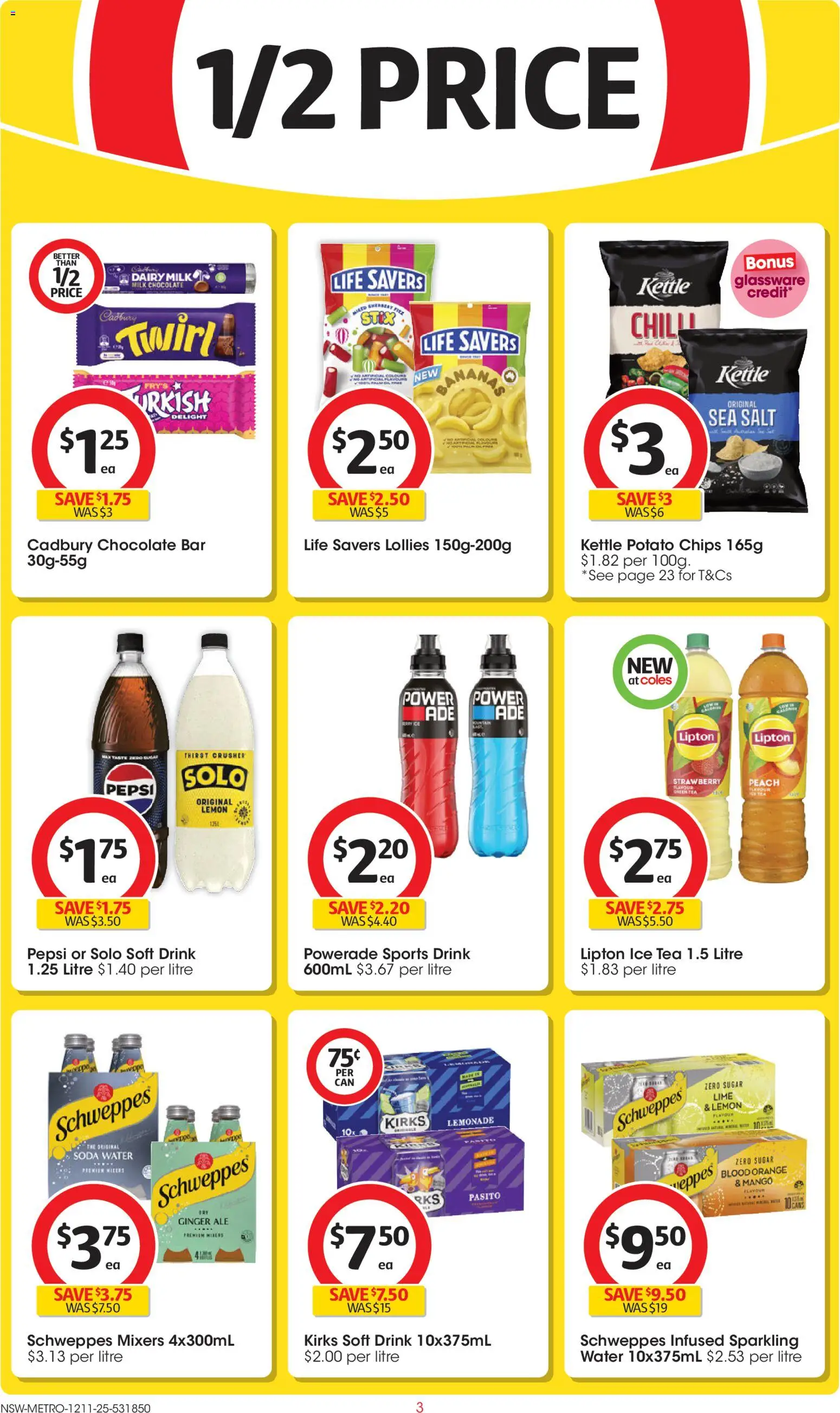 Coles Catalogue  - page 3- valid from 12/11/2025